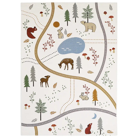 Tapis de jeu enfant indoor & outdoor LITTLE FOREST - Sueños de Cigueña