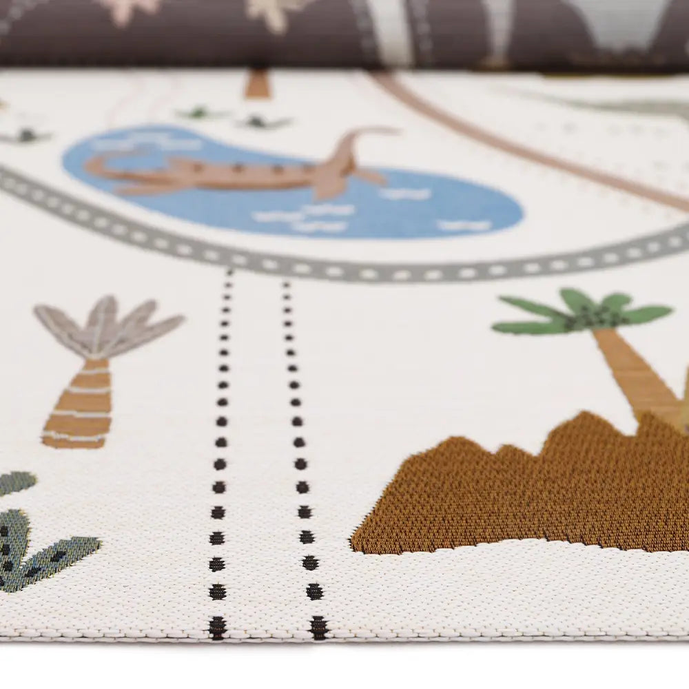 Tapis de jeu enfant indoor & outdoor LITTLE JURASIC - Sueños de Cigueña