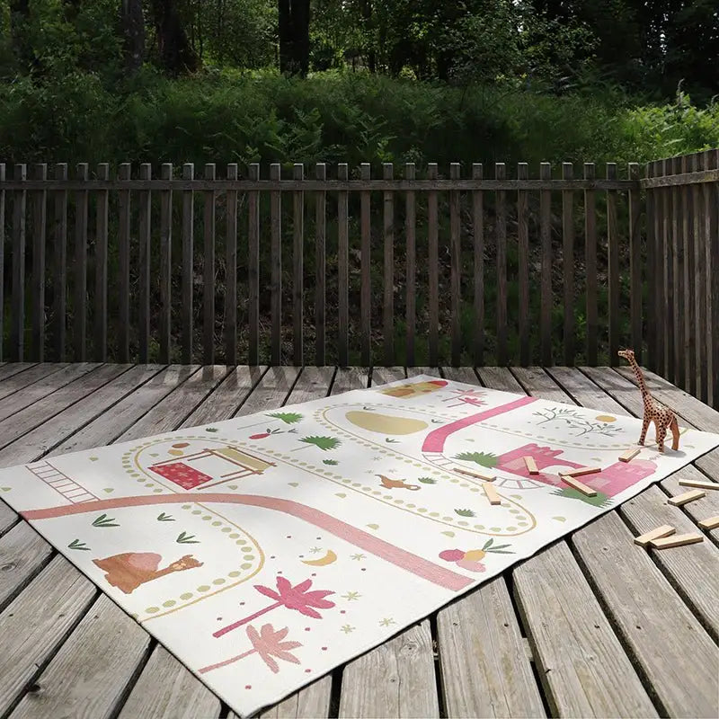 Tapis de jeu enfant indoor & outdoor LITTLE MARRAKECH - Sueños de Cigueña