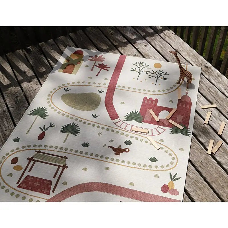 Tapis de jeu enfant indoor & outdoor LITTLE MARRAKECH - Sueños de Cigueña