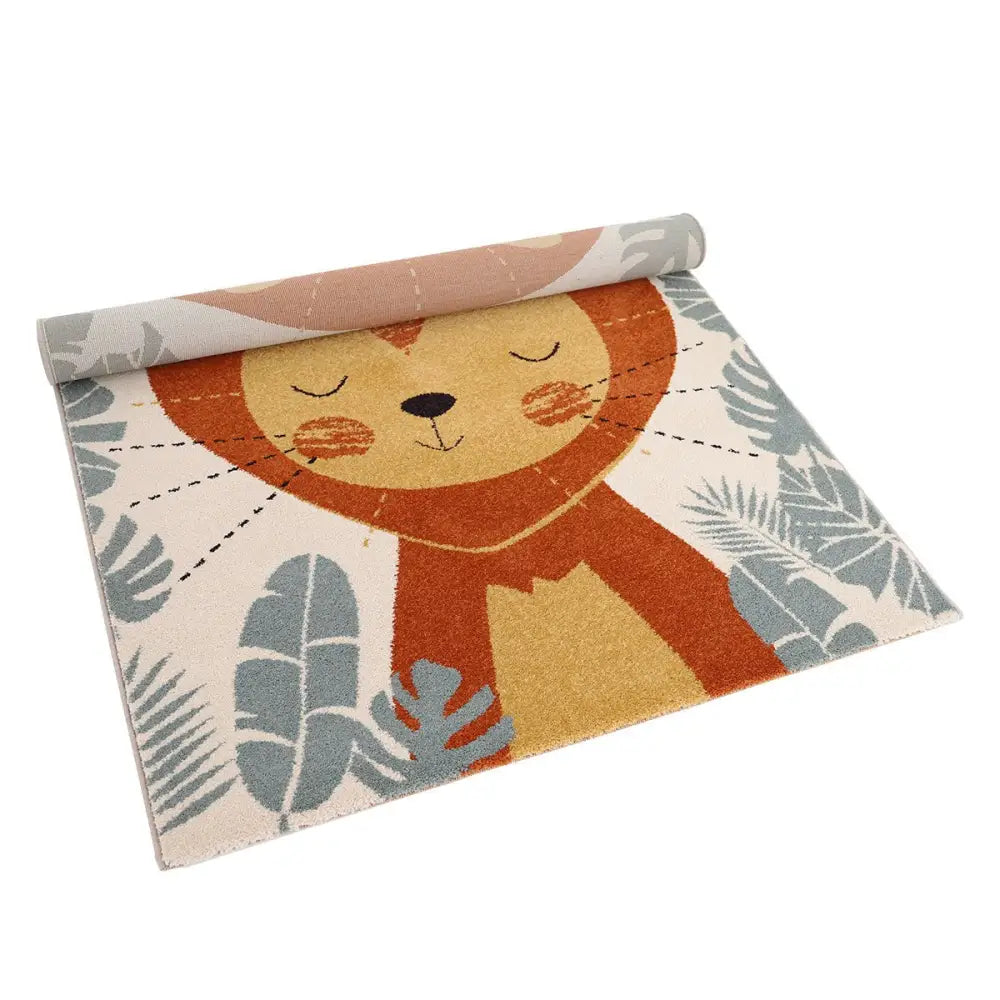Tapis chambre enfant lion ICHIRO M - Sueños de Cigueña