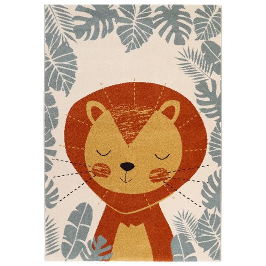 Tapis chambre enfant lion ICHIRO M - Sueños de Cigueña