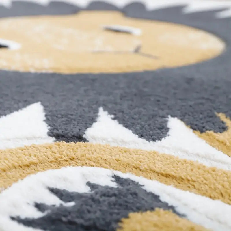 Tapis chambre enfant rond petit lion JAGGO - Sueños de Cigueña