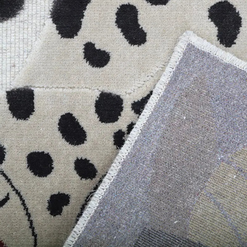 Tapis chambre enfant LITTLE JAGUAR IVOIRE - Sueños de Cigueña