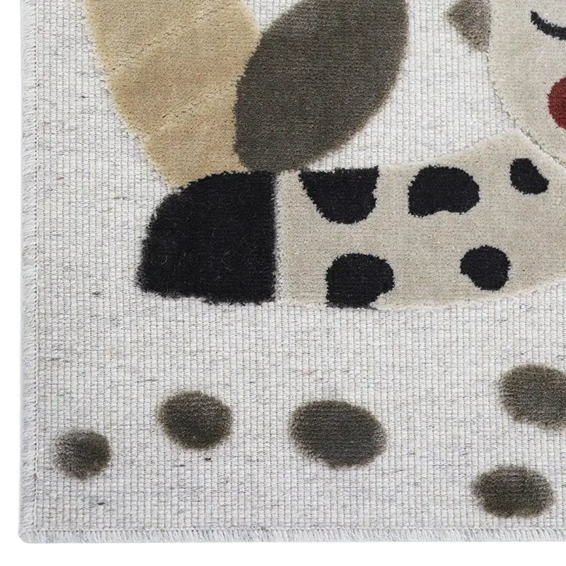 Tapis chambre enfant LITTLE JAGUAR IVOIRE - Sueños de Cigueña