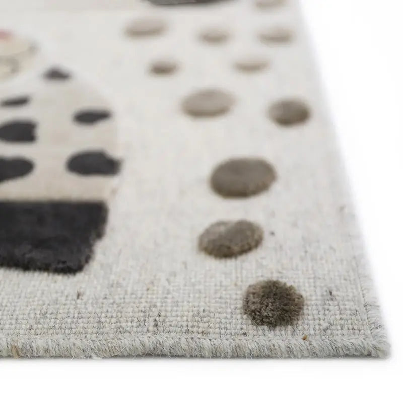 Tapis chambre enfant LITTLE JAGUAR IVOIRE - Sueños de Cigueña
