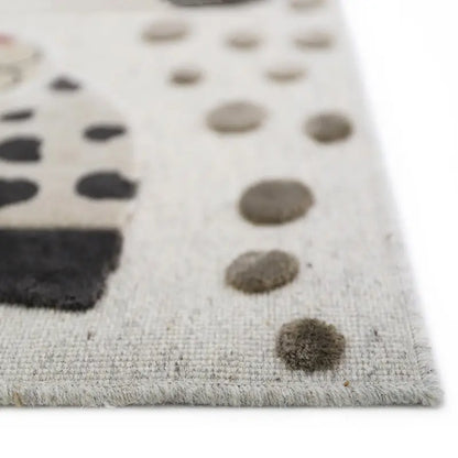 Tapis chambre enfant LITTLE JAGUAR IVOIRE - Sueños de Cigueña