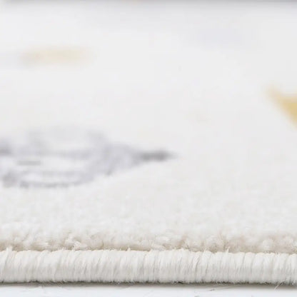 Tapis chambre enfant petit singes LITTLE WILD MONKEY MIEL M - Sueños de Cigueña