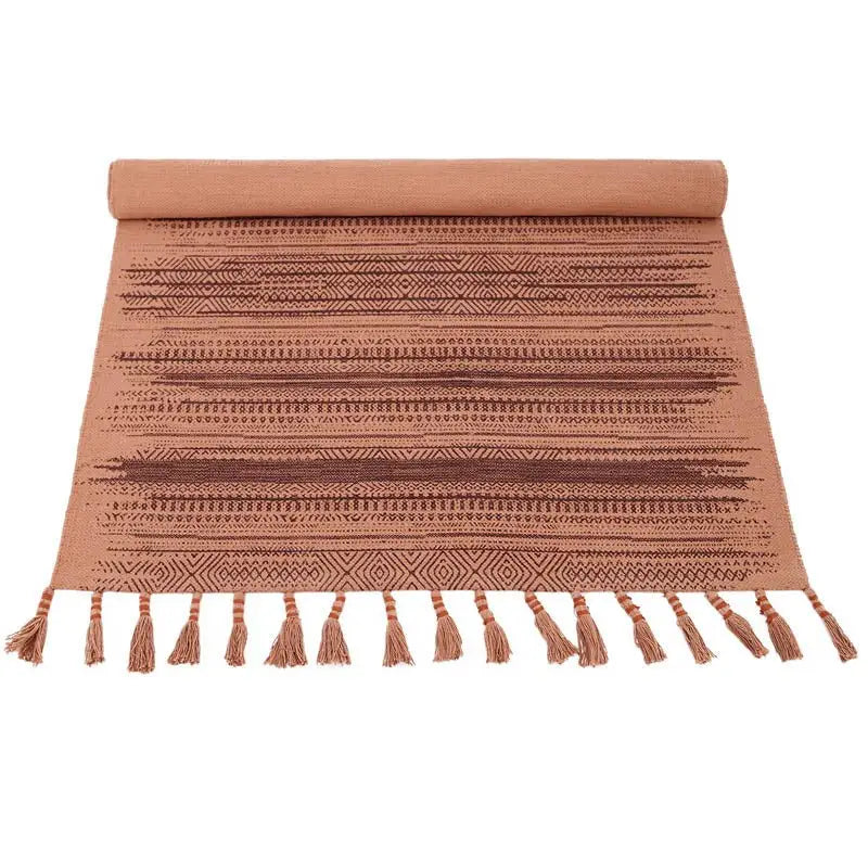 Tapis coton imprimé style bohème LOOMY - Sueños de Cigueña