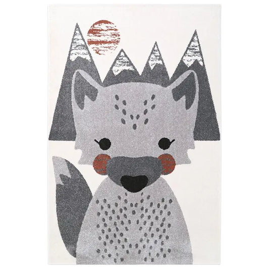 Tapis chambre enfant petit renard MR FOX M - Sueños de Cigueña