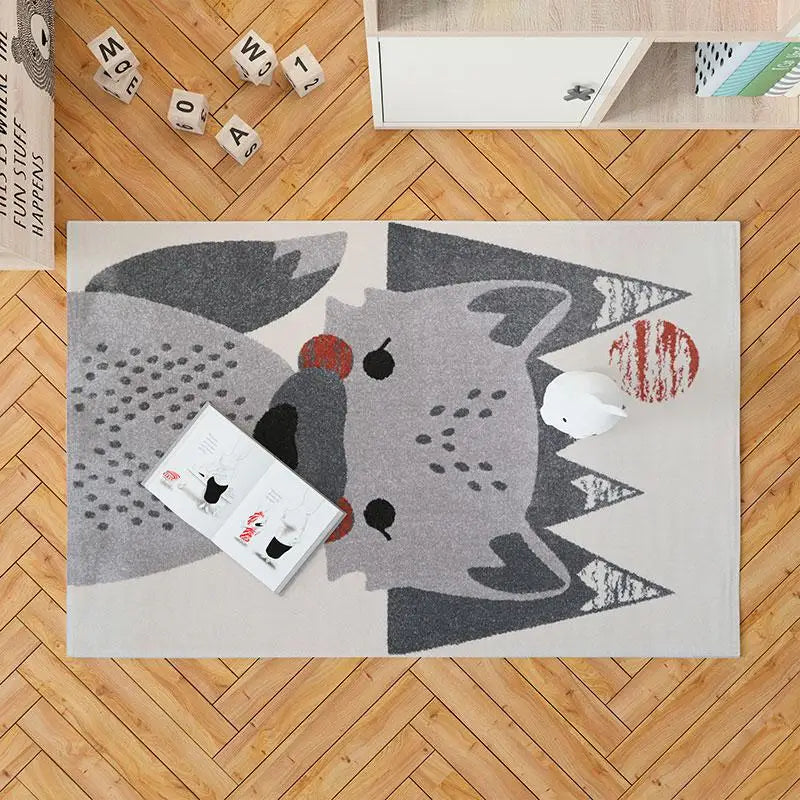 Tapis chambre enfant petit renard MR FOX M - Sueños de Cigueña