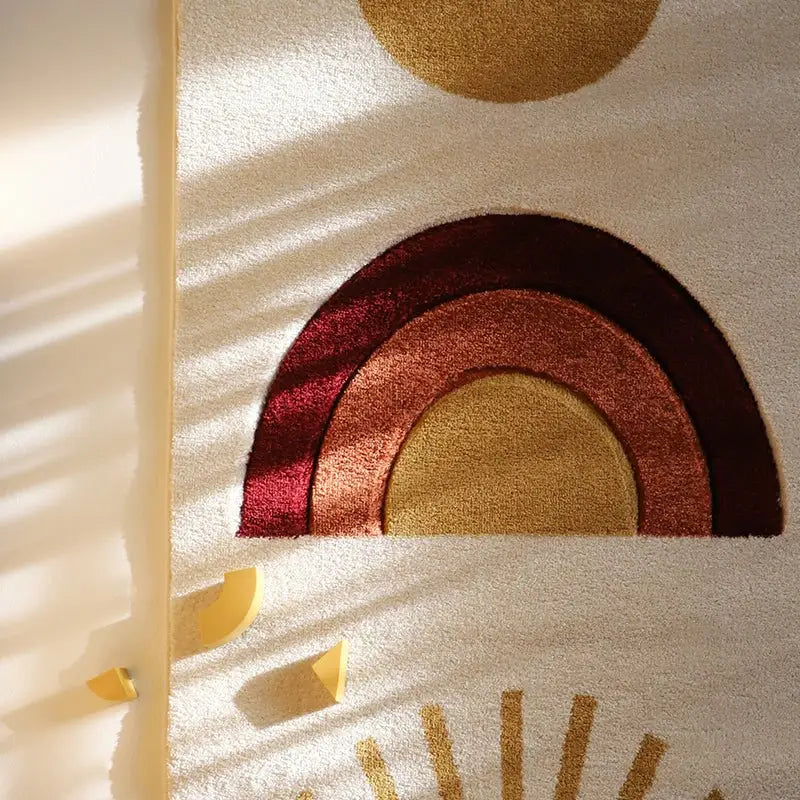 Tapis chambre enfant arc en ciel NICEDAY - Sueños de Cigueña