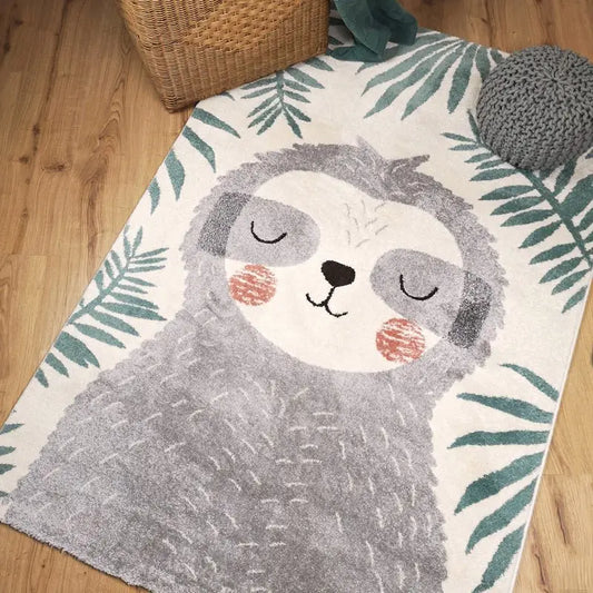 AKIKO Alfombra infantil Perezoso - Sueños de Cigueña