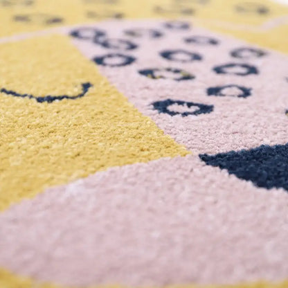 Tapis chambre enfant petit léopard KLEO MIEL - Sueños de Cigueña