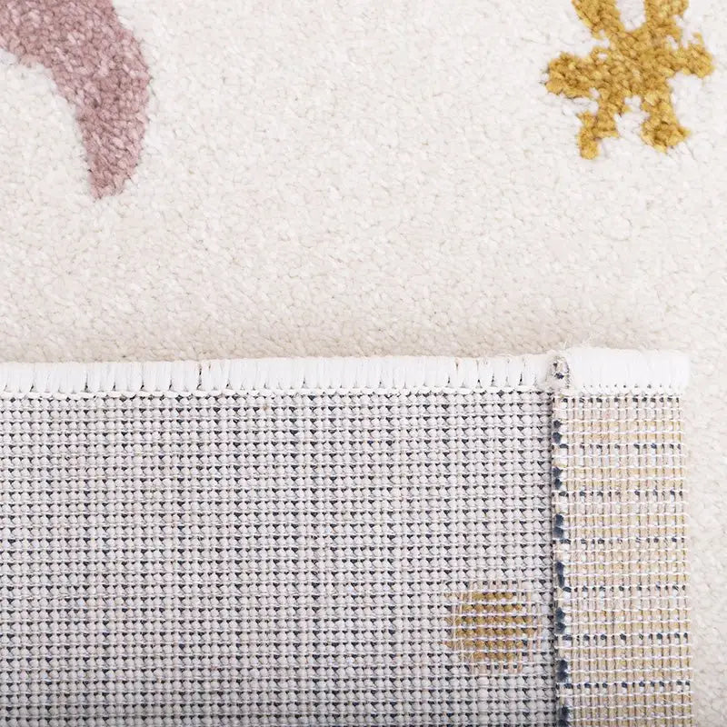 Tapis chambre enfant petits palmiers LITTLE PALM MIEL - Sueños de Cigueña