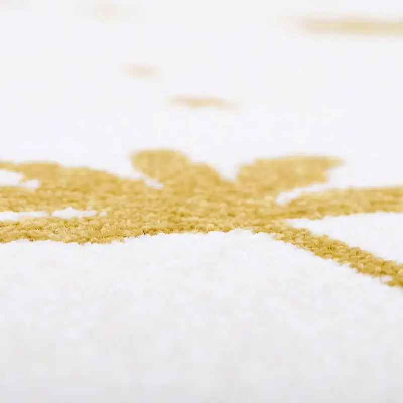 Tapis chambre enfant petits palmiers LITTLE PALM MIEL - Sueños de Cigueña