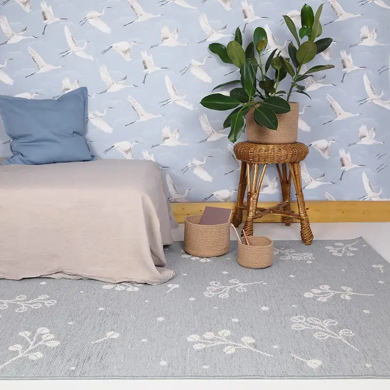 Tapis motif végétal LITTLE NATURE - Sueños de Cigueña
