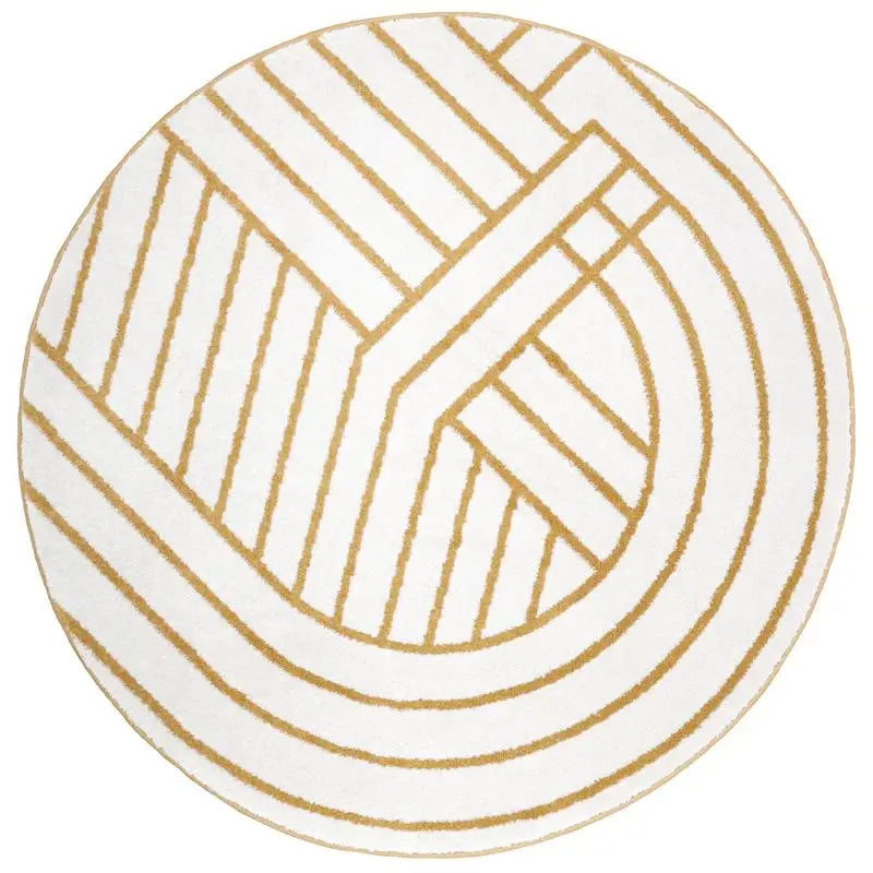 Tapis rond géométrique LUISA M - Sueños de Cigueña
