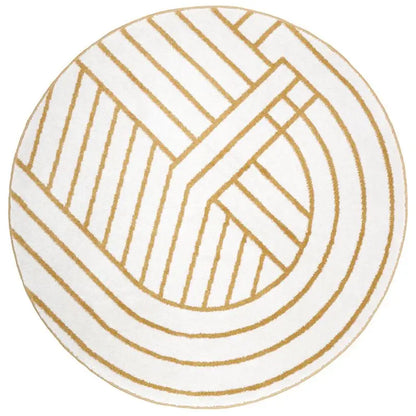 Tapis rond géométrique LUISA M - Sueños de Cigueña