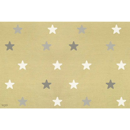 Alfombra Vinilica 120x160 Mod. STARS - MOSTAZA - Alfombra