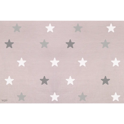 Alfombra Vinilica 120x160 Mod. STARS - ROSA - Alfombra
