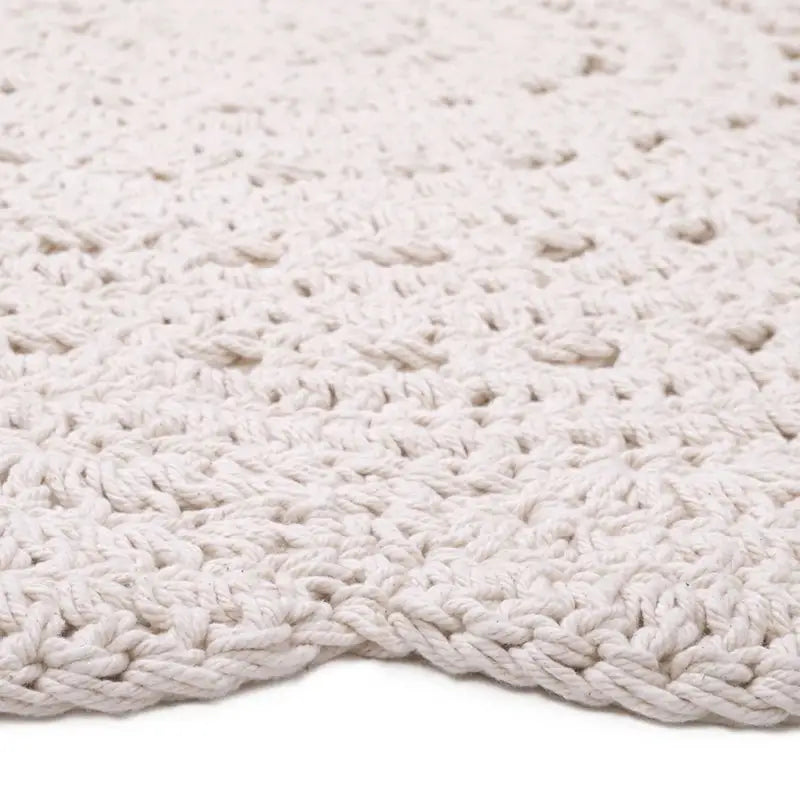 ALMA ECRU tapis enfant crochet - Sueños de Cigueña