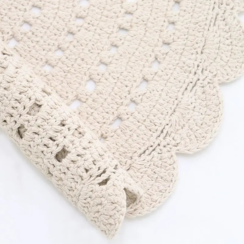 ALMA ECRU tapis enfant crochet - Sueños de Cigueña