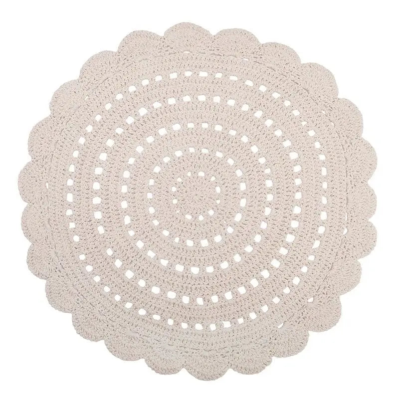 ALMA ECRU tapis enfant crochet - Sueños de Cigueña