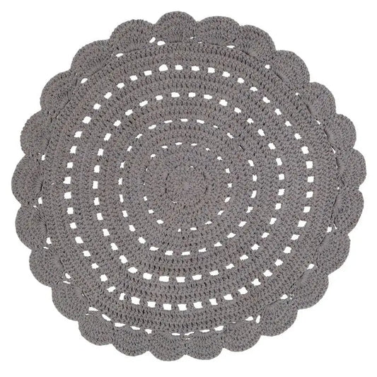 ALMA GRIS tapis enfant crochet - Sueños de Cigueña