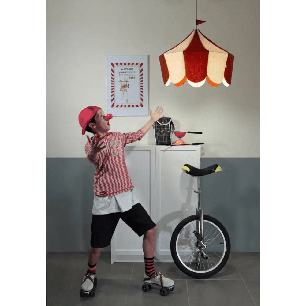 Lampara Colgante CIRCUS - RED - Sueños de Cigueña 