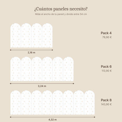 Cenefa de arco Estrellas Sueños: packs de paneles