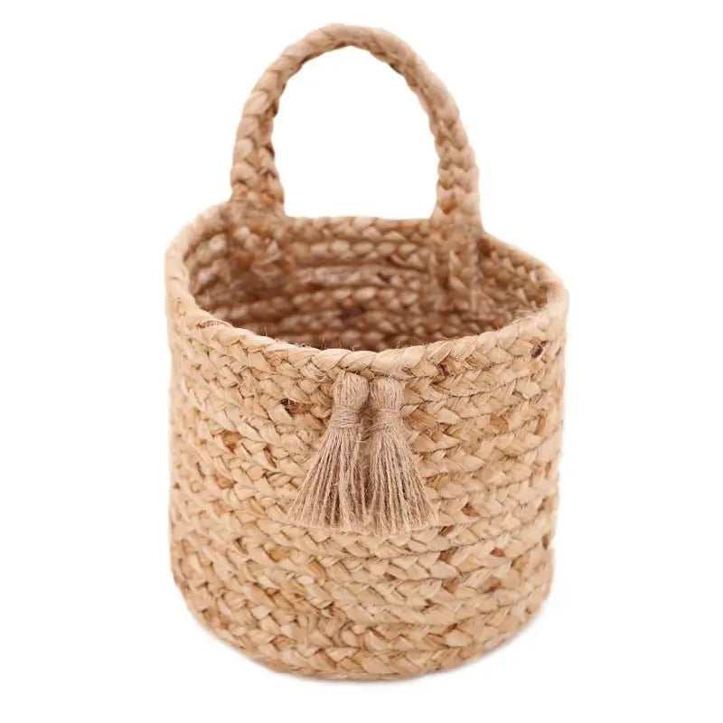 Cesta de almacenamiento de yute colgante OSLO - Sueños de Cigueña