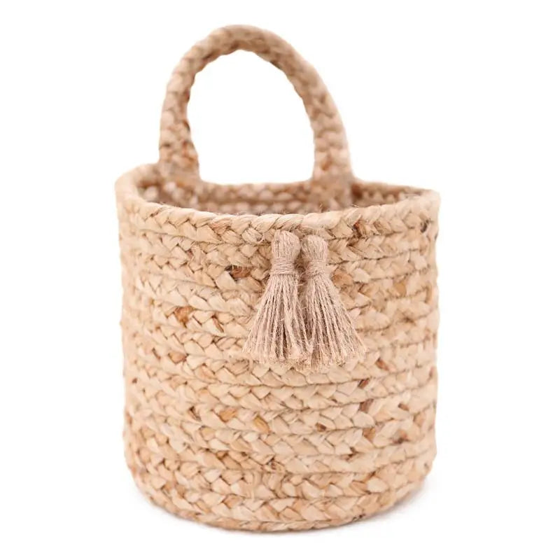 Cesta de almacenamiento de yute colgante OSLO - Sueños de Cigueña