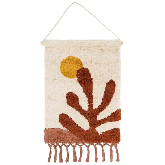 Déco murale coton fait main BOTANICA - Sueños de Cigueña