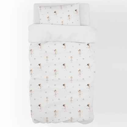 Funda Nordica para CUNA Bailarinas - Sueños de Cigueña