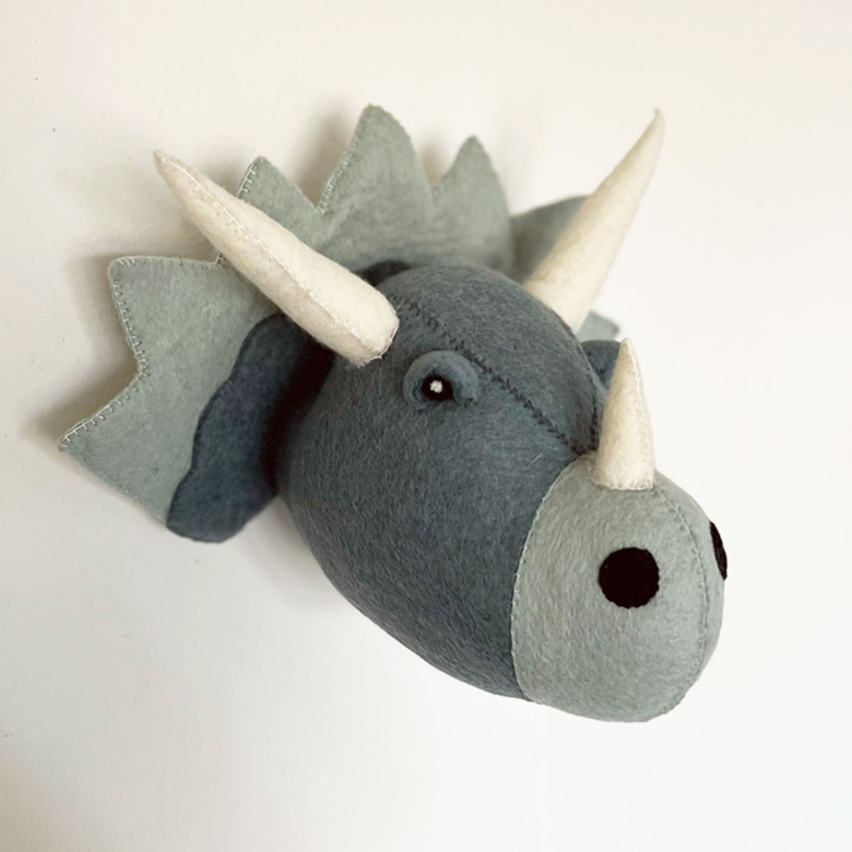 Cabeza decorativa animal - DINOSAURIO - Bolquer de Cotó