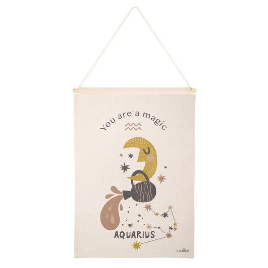 Déco murale chambre enfant zodiaque signe verseau LITTLE AQUARIUS - Sueños de Cigueña