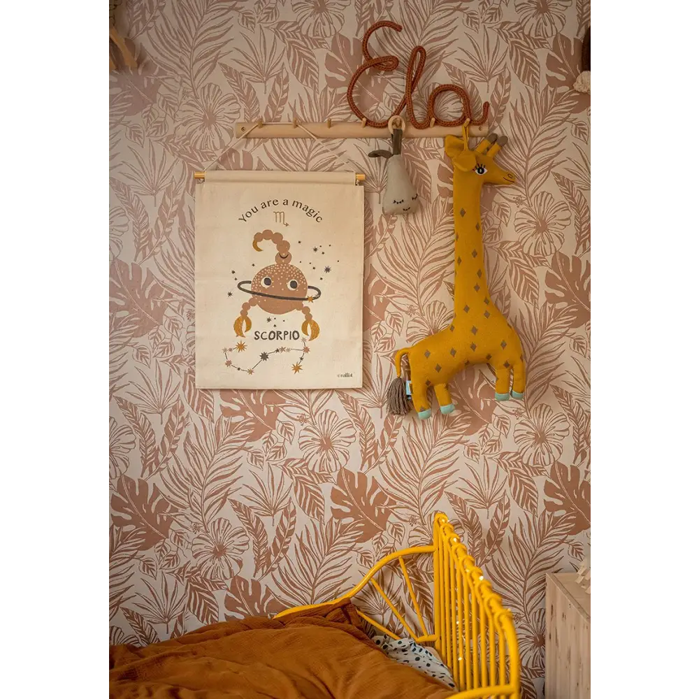 Déco murale chambre enfant zodiaque signe scorpion LITTLE SCORPIO - Sueños de Cigueña