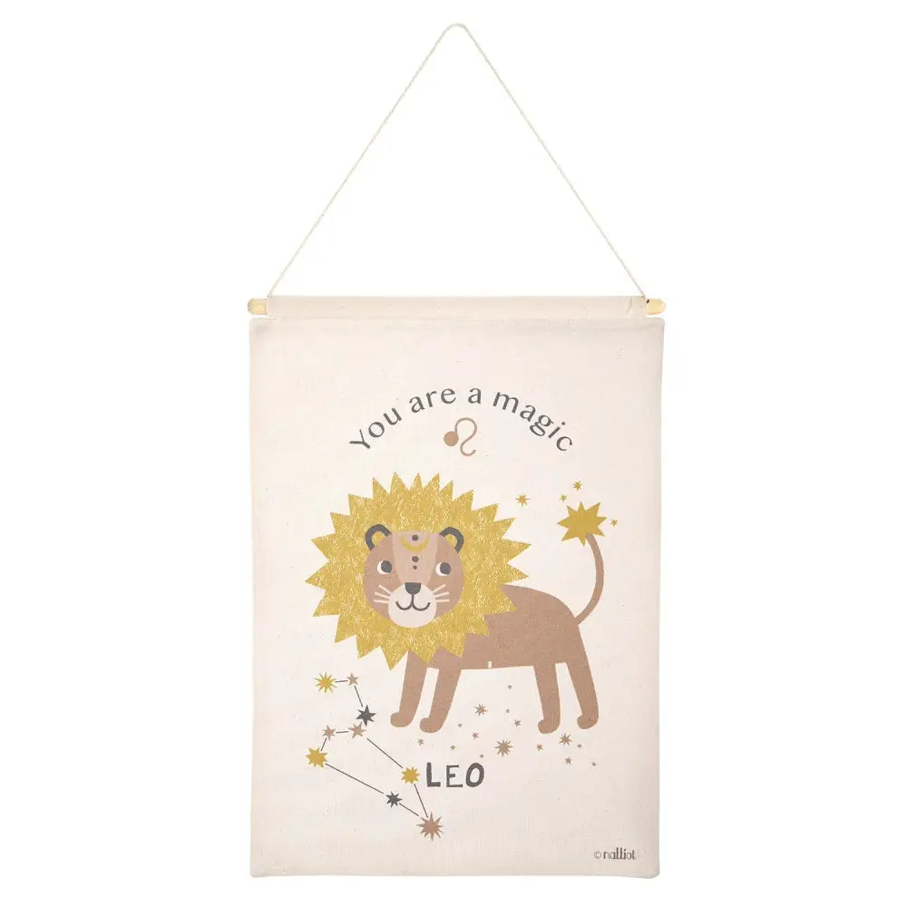 Déco murale chambre enfant zodiaque signe du lion LITTLE LEO - Sueños de Cigueña