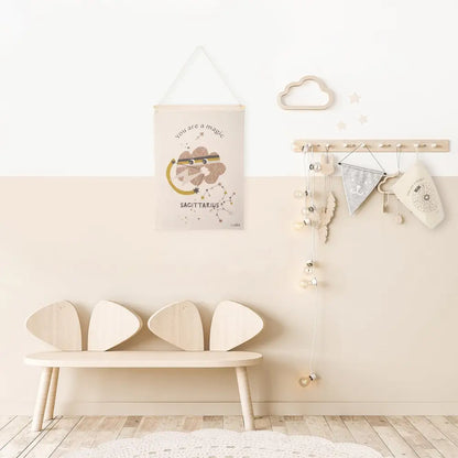 Déco murale chambre enfant zodiaque signe sagittaire LITTLE SAGITTARIUS - Sueños de Cigueña