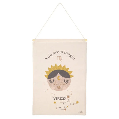 Déco murale chambre enfant zodiaque signe vierge LITTLE VIRGO - Sueños de Cigueña