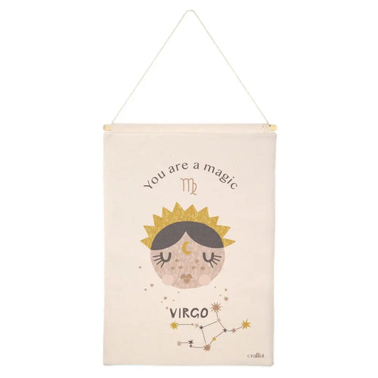 Déco murale chambre enfant zodiaque signe vierge LITTLE VIRGO - Sueños de Cigueña