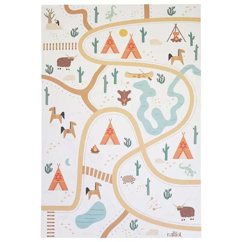 Alfombra infantil Vinílica reciclada SUPER WESTERN - Sueños de Cigueña