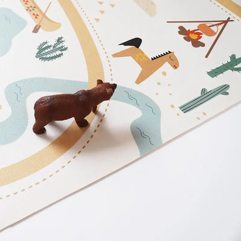 Alfombra infantil Vinílica reciclada SUPER WESTERN - Sueños de Cigueña