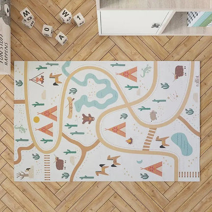 Alfombra infantil Vinílica reciclada SUPER WESTERN - Sueños de Cigueña