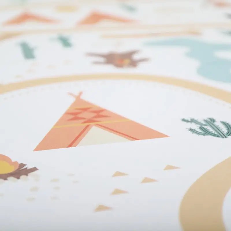 Alfombra infantil Vinílica reciclada SUPER WESTERN - Sueños de Cigueña