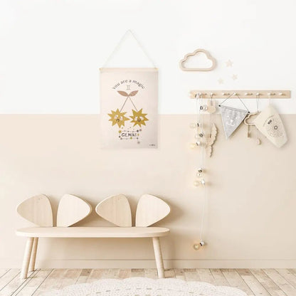 Mural habitación infantil zodíaco horóscopo LITTLE GEMINIS - Sueños de Cigueña 