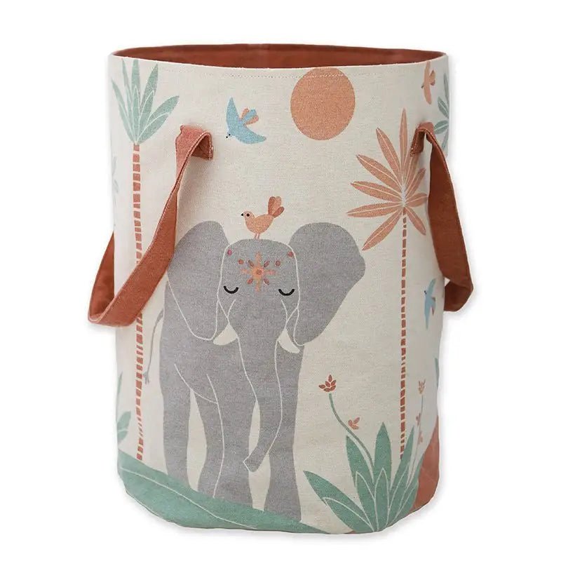 Cesta de almacenaje para dormitorio infantil MALENA - Sueños de Cigueña 