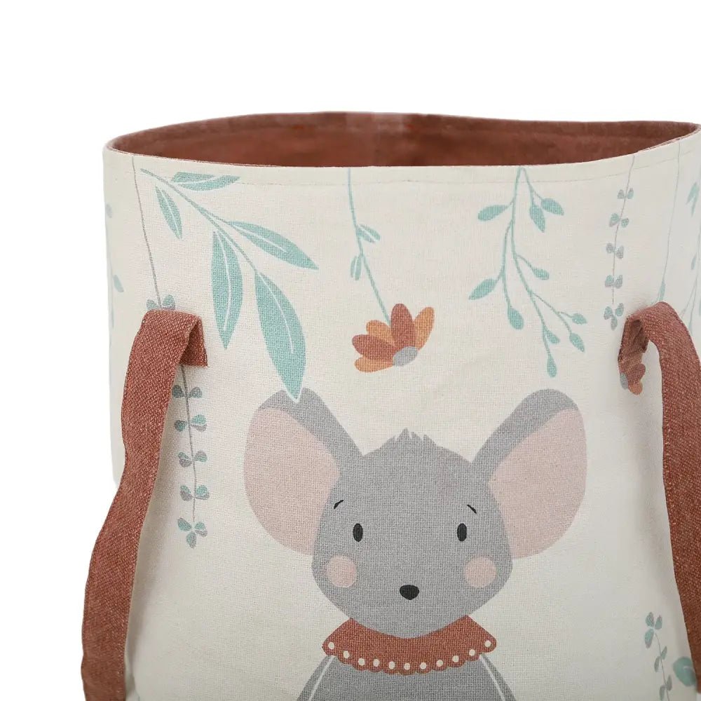 Cesta de almacenaje POLY para dormitorio infantil - Sueños de Cigueña 