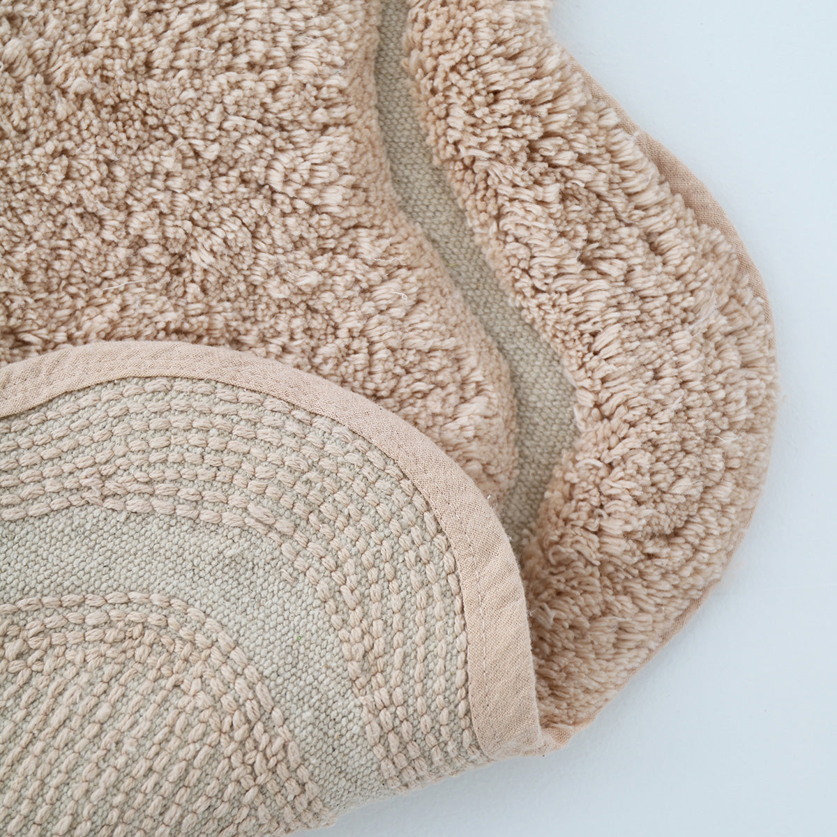 Alfombra Infantil 110 cm SWEET APRIL NUDE Algodón Lavable en lavadora - Sueños de Cigueña